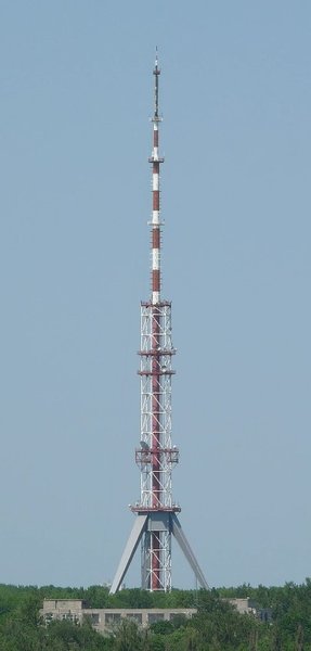 Обстрел Харькова, Харьковская телебашня, 22 апреля