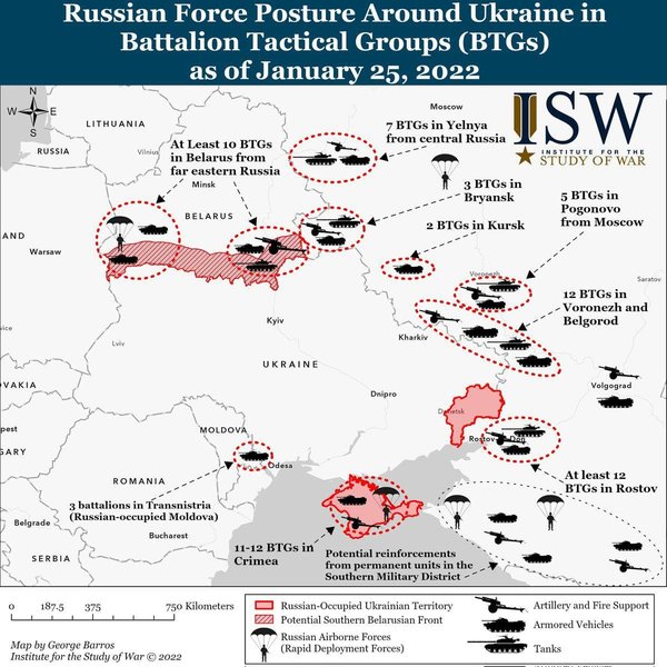 стягивание российских войск