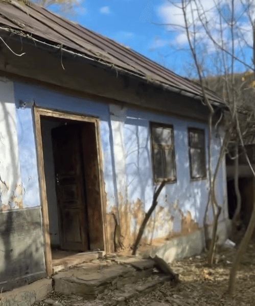 Возле дома в деревне