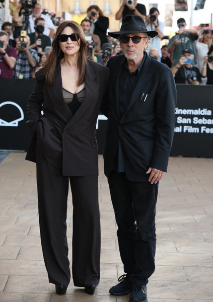 Моника Беллуччи и Тим Бертон