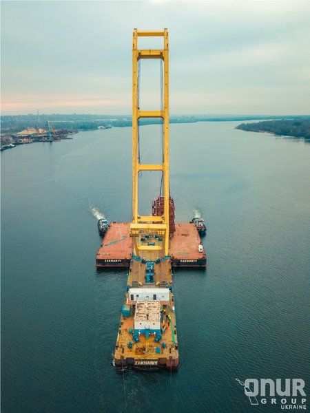 крупнейшик кран в европе, кран "захарий" в запорожье