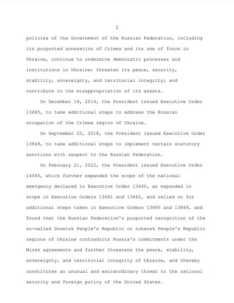 санкции против россии, трамп подписал