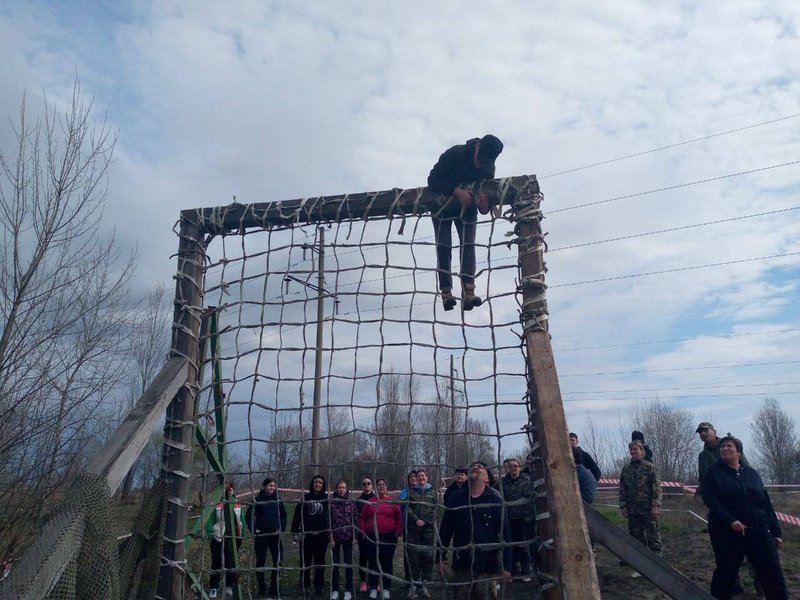 Фото, зроблені під час тренування на полігоні Центру підготовки населення до національного спротиву Києва
