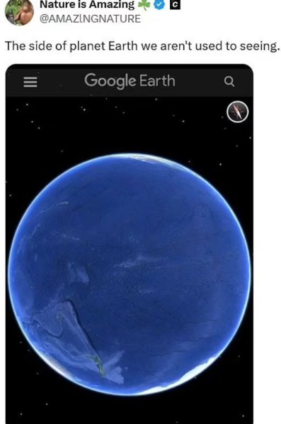 Людей налякав знімок Землі: що не так із ракурсом на цьому зображенні (фото)1