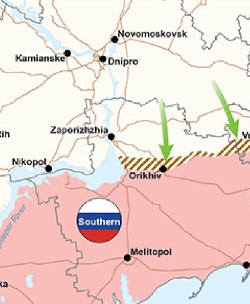 Орєхов карта війна в Україні