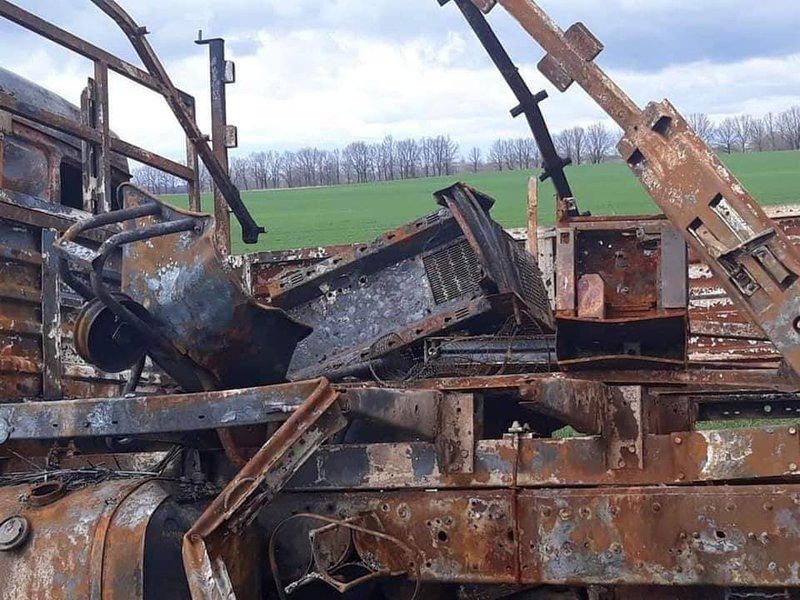 Знищена техніка росіян