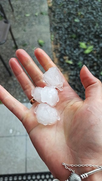 Хмельницкий, непогода, град,