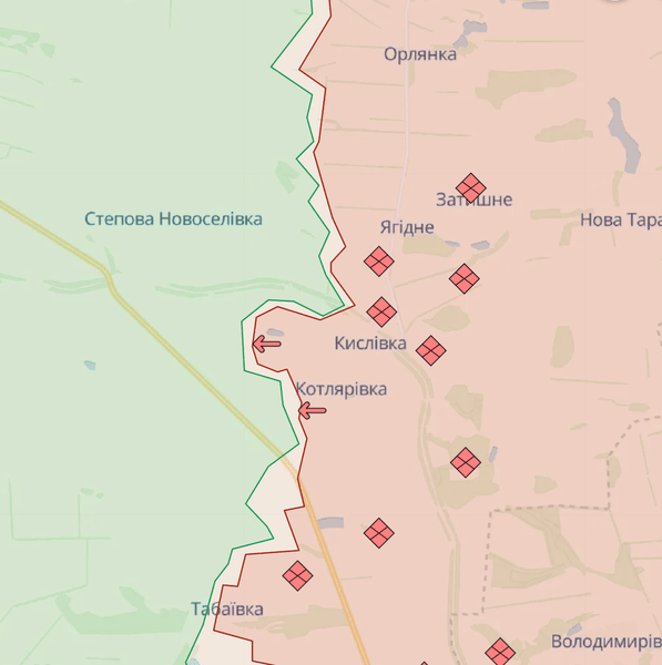 Ситуация на фронте карта