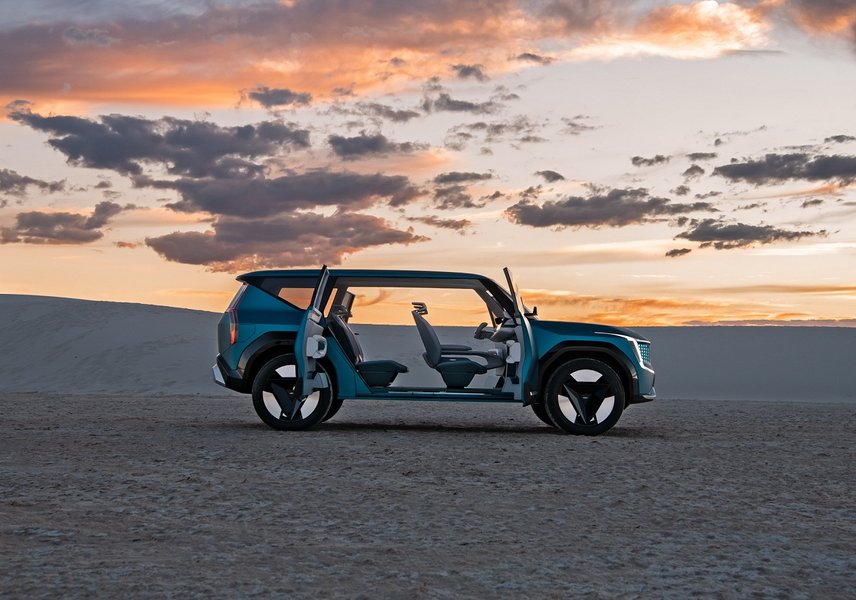 Kia EV9, Электромобиль Kia EV9, Кроссовер Kia EV9