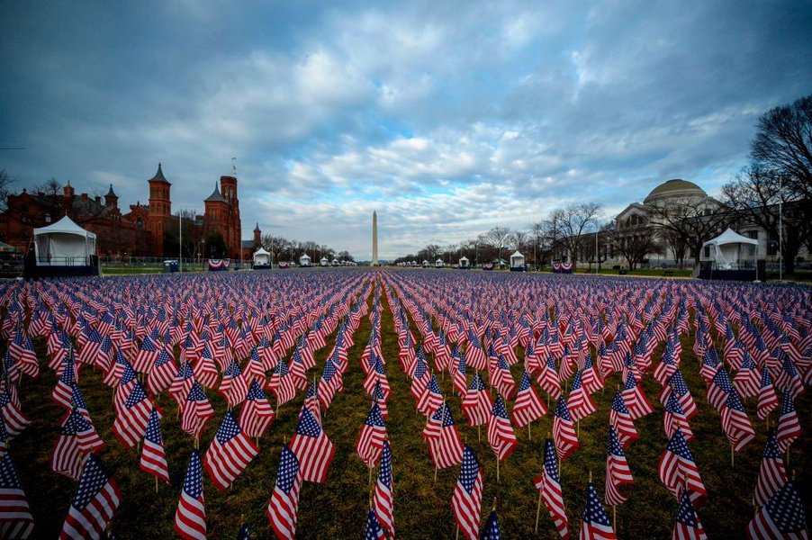капитолий, конгресс, флаги, сша, инаугурация, байден, флажки