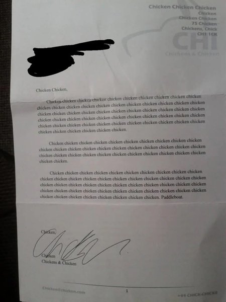 Мужчина получил загадочное письмо, которое состояло практически из одного слова