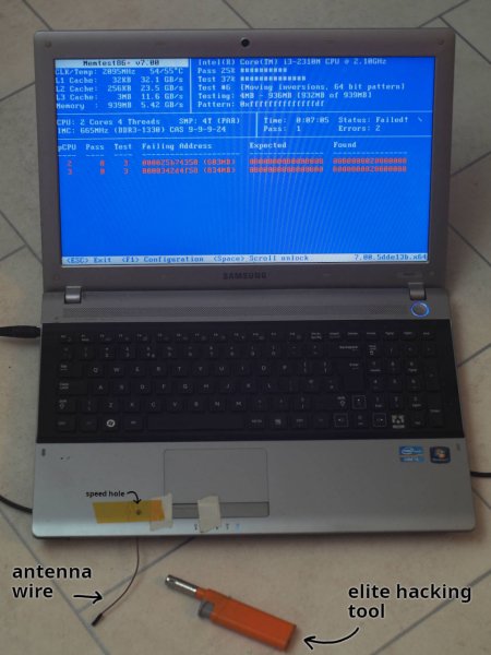 ноутбук антена запальничка Ноутбук, Девід Б'юкенен, root-доступ