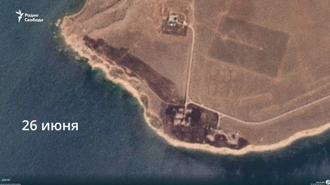 пожежа на мисі Чауда 26 червня Удари по Криму, мис Чауда, пожежа, фото, 26 червня