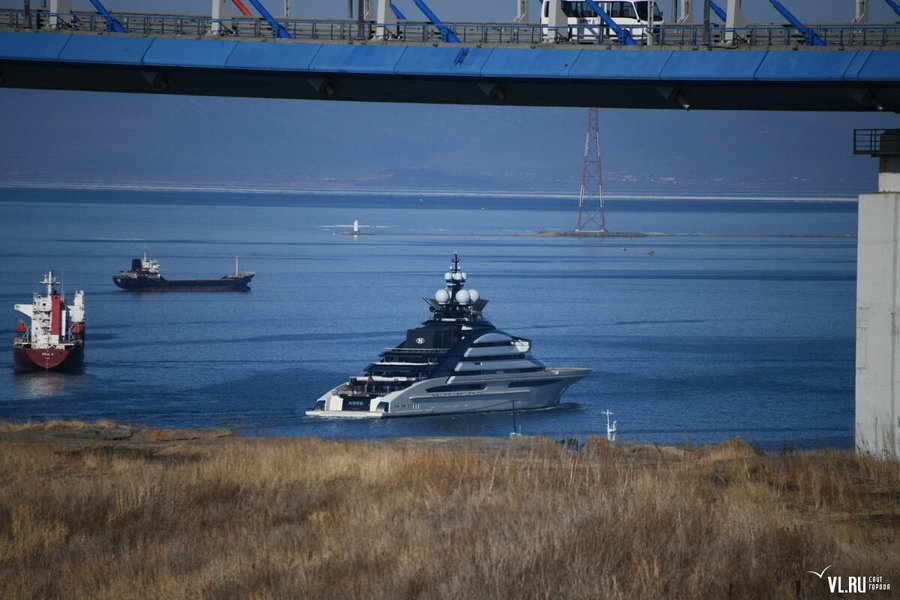 яхта Nord, яхта норд, алексей мордашов, российский олигарх, владивосток