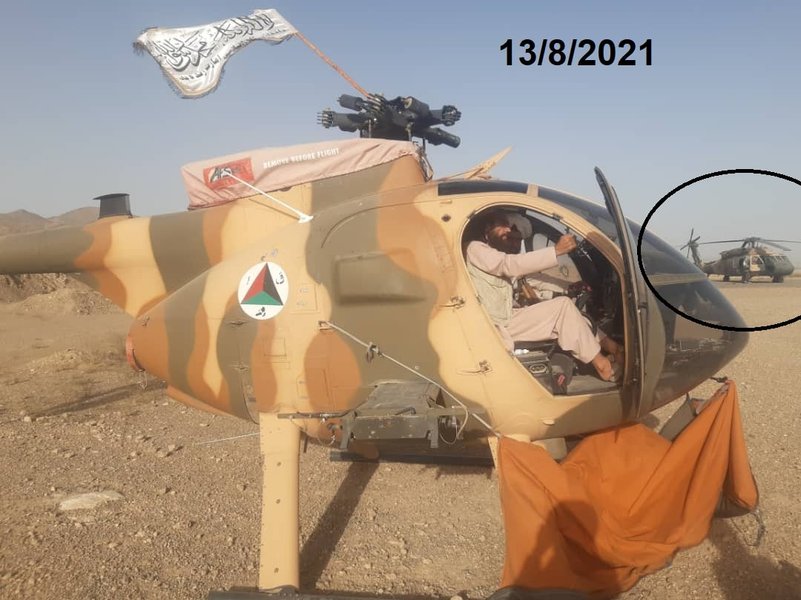 талибы и UH-60A Blackhawk