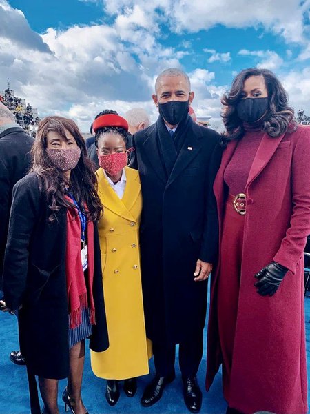 аманда горман, барак обама, мишель обама