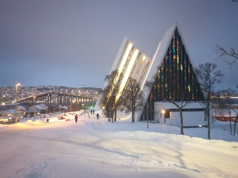 фото, Норвегия, Тромсё, Арктический собор, лютеранская церковь