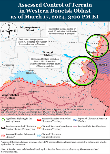 Мар'їнка на карті