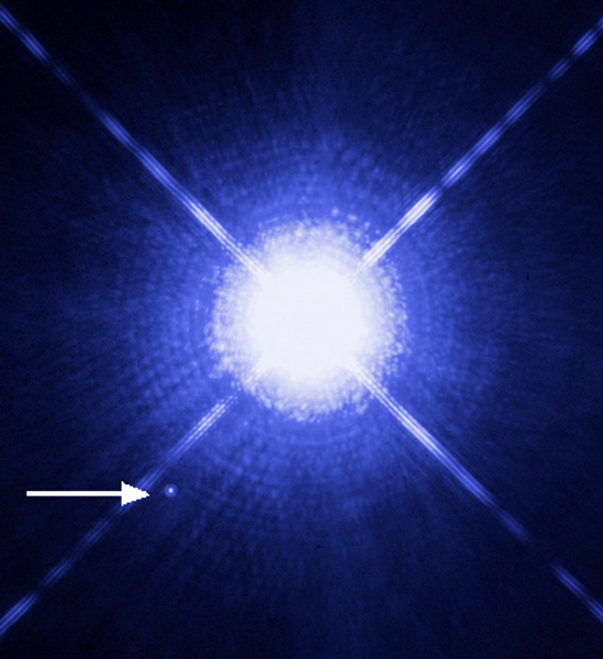 Сіріус B, Сіріус А