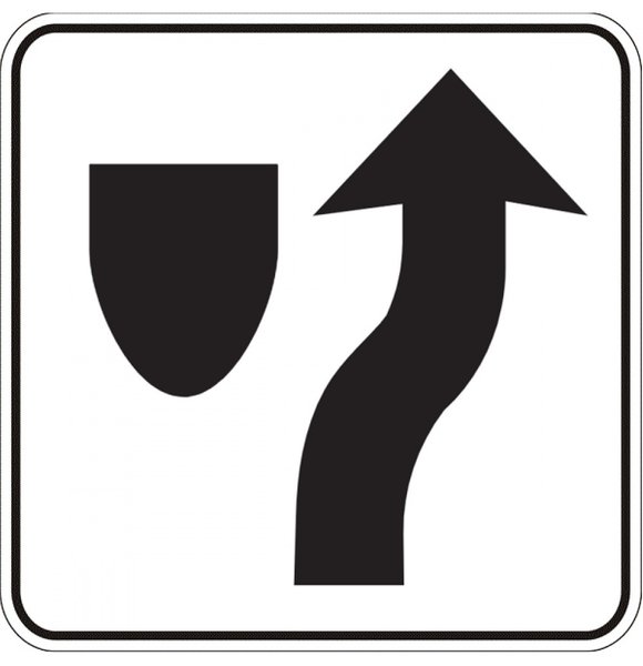 знак 7.25, островок безопасности, дорожный знак, новый дорожный знак