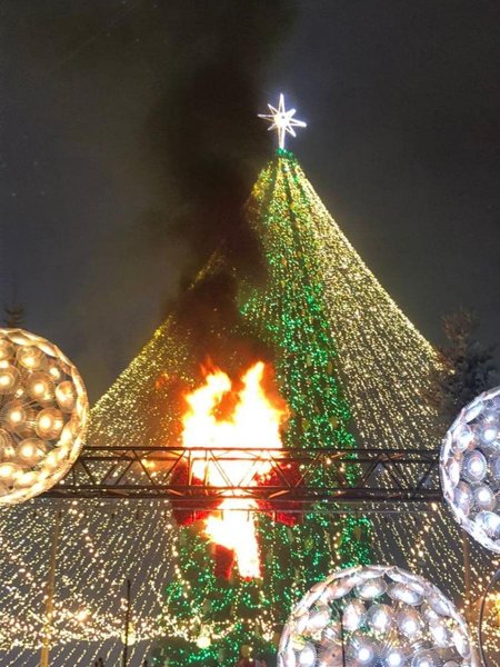 софийская, елка, огни, кличко, новогодняя, главная елка