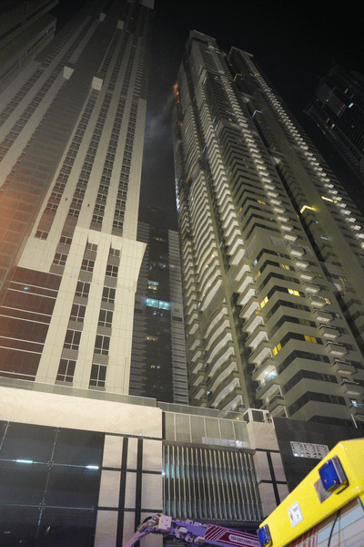 Пожар в Дубае тушили 6 часов