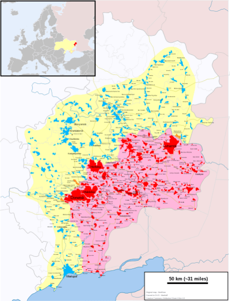 Карта оос на сегодня