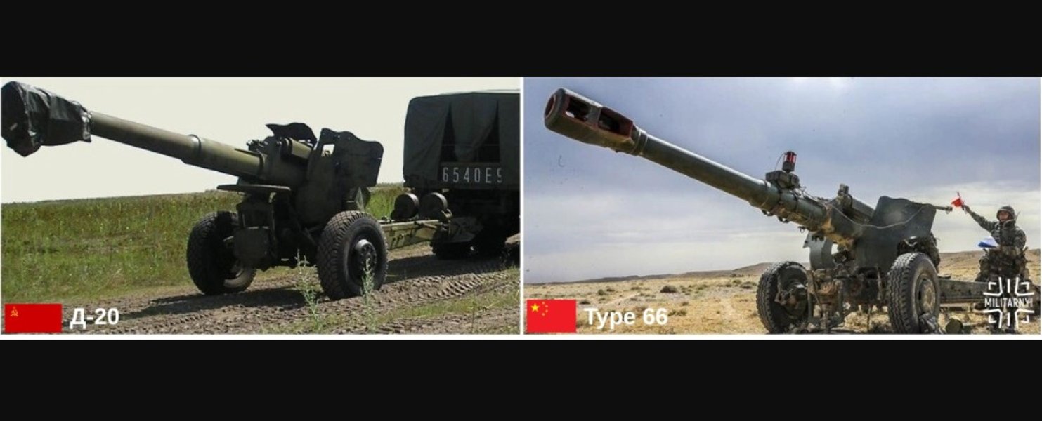 пушки РФ и Китая