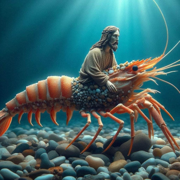 Креветка Ісус Ісус Христос, креветка