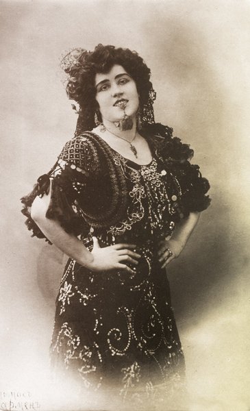 Любовь Дельмас, ретро фото, старинная открытка