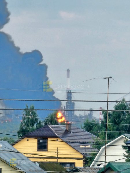 Сизрань НПЗ пожар Сизрань НПЗ пожар