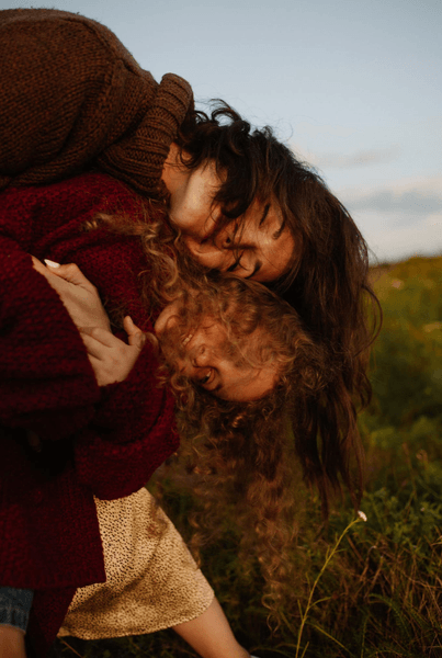 Ксения Данилова с дочерью