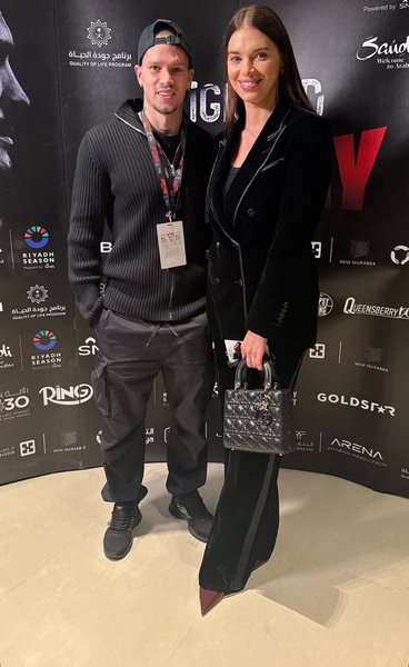 Мудрик с женой Усика Катериной