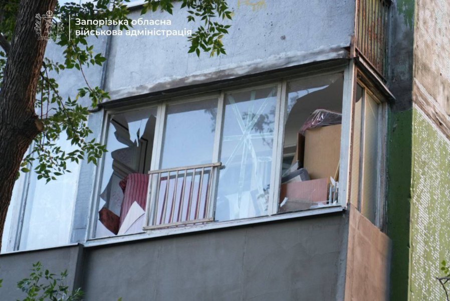 обстрел Запорожья разрушения в Запорожье после обстрелов