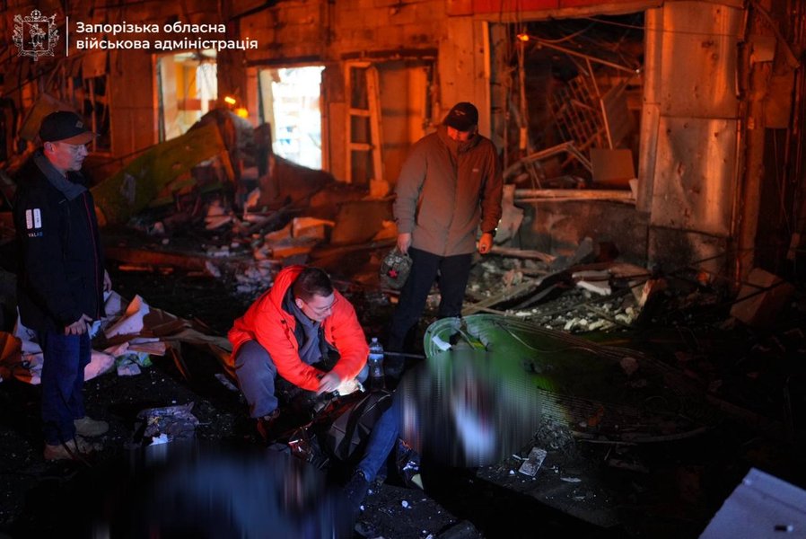 Последствия удара РФ по Запорожью 20 ноября