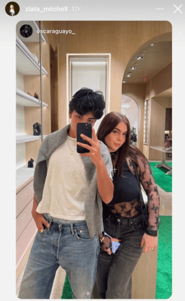 Донька Олі Фреймут зі своїм хлопцем