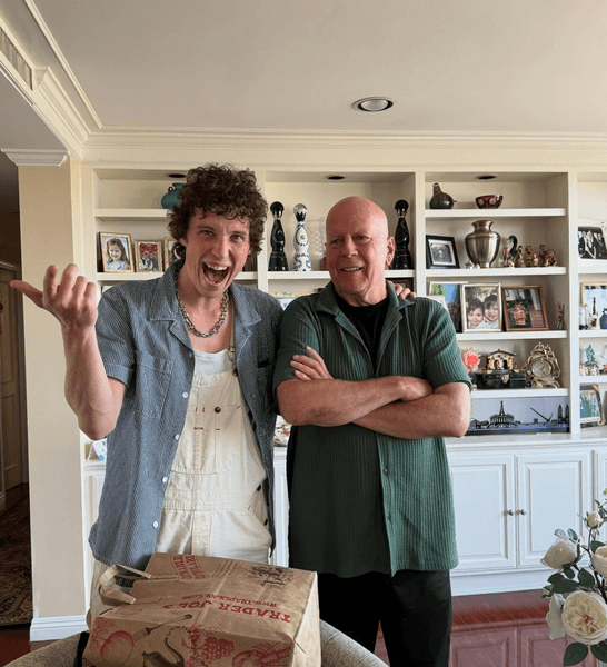 Брюс Уиллис с будущим зятем