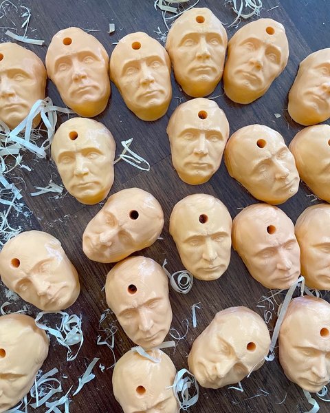 крышки, путин, голова путина