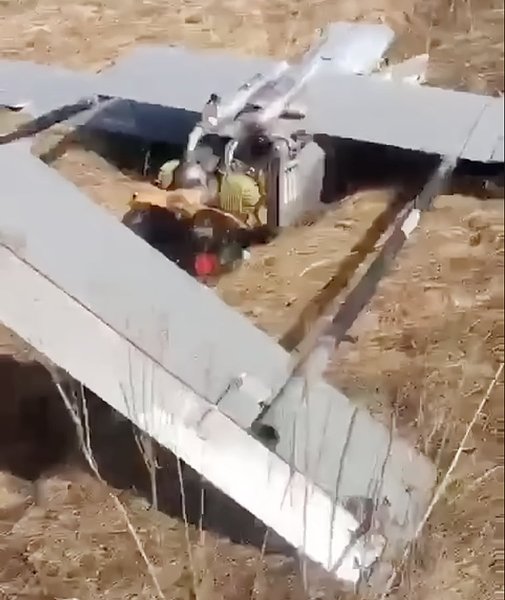 Рештки українського БПЛА в Орловській області Росії