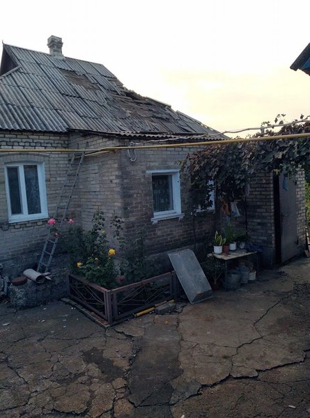 Обстрел донецкая область, донецкая область, повреждения, разрушения