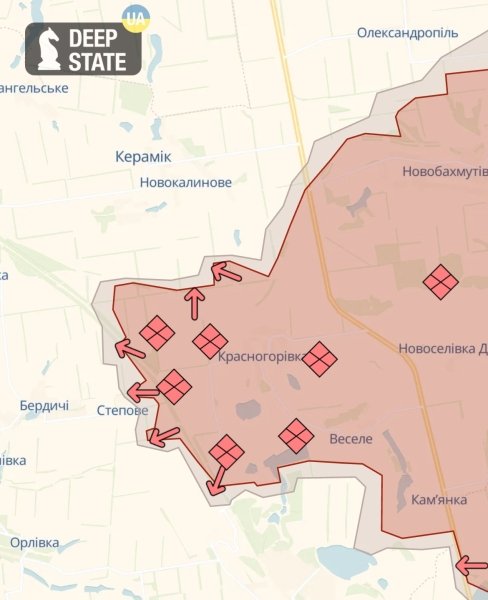 Степове та Новокалинове Ситуація на Авдіївському напрямку