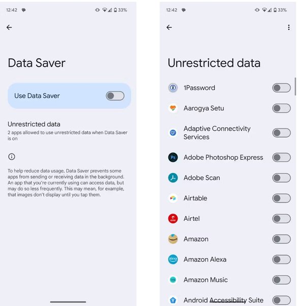 Как отключить экономию трафика