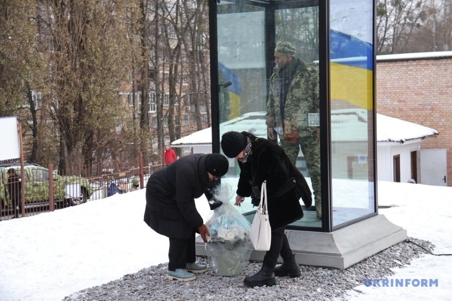 Олександр Мацієвський, пам'ятник, скульптура, Київ, герой України