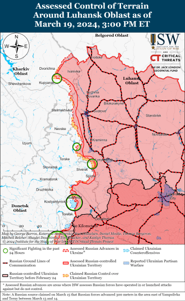 бої куп'янськ карта Карта боїв у районі Куп'янська