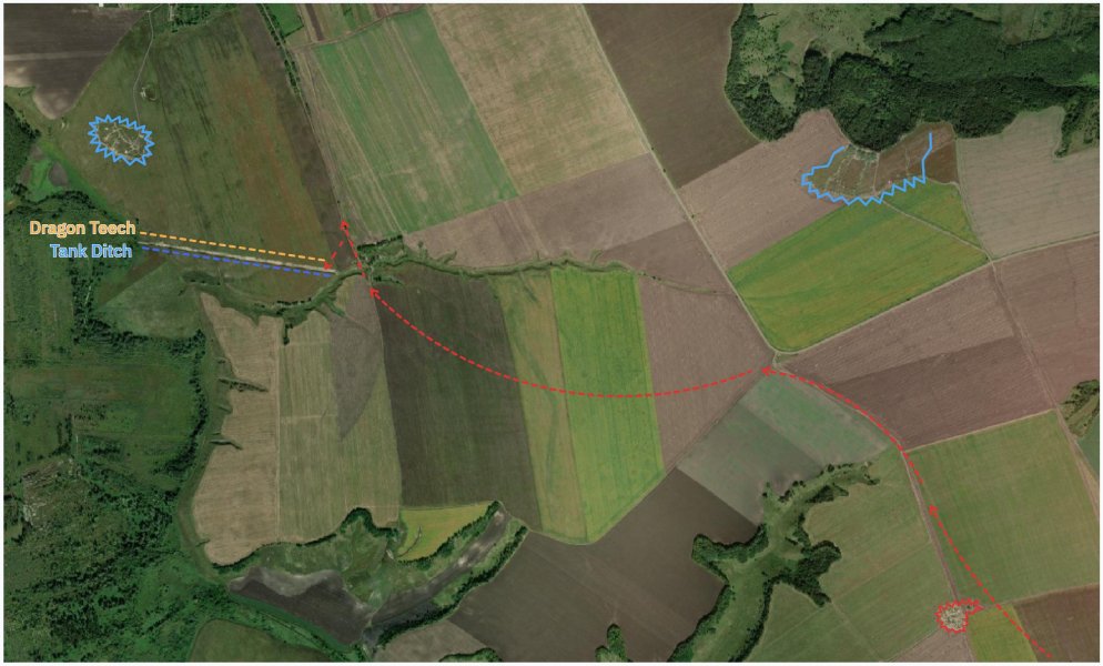 фортифікації ворога під Плехово Прорив в Курській області, Плехово, ЗС РФ, фортифікації