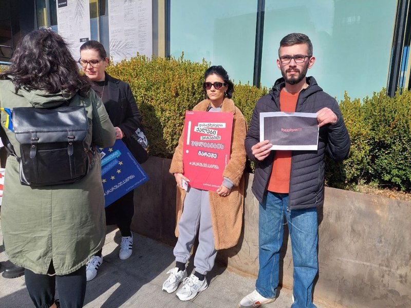 тбилиси, грузия, женский марш