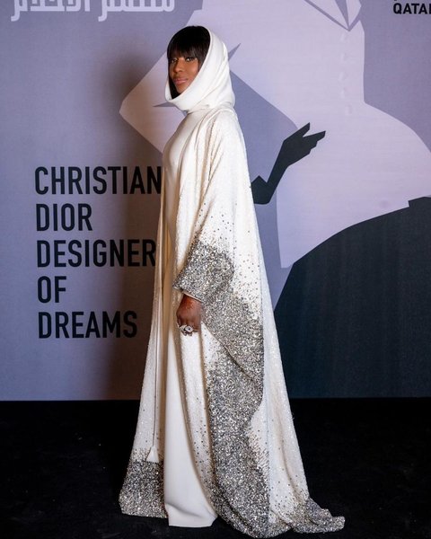Наоми Кэмпбелл, кристиан диор, выставка, катар, доха