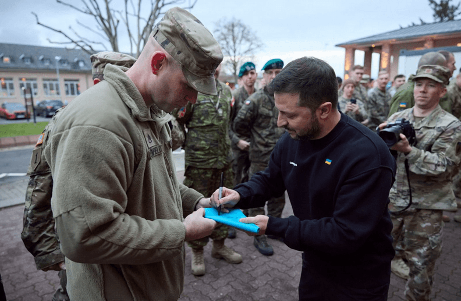 Зеленський відвідав командування армії США в Європі