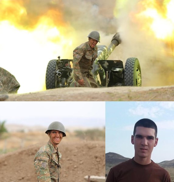 погибший армянский артиллерист