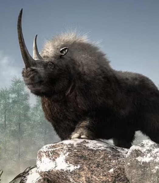 Древний носорог.